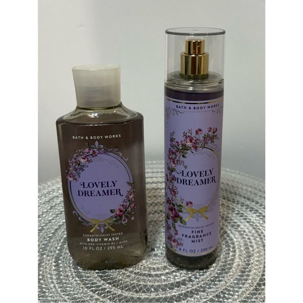 BBW Lovely Dreamer Body Wash and Fragrance Mist Set of 2 NWT